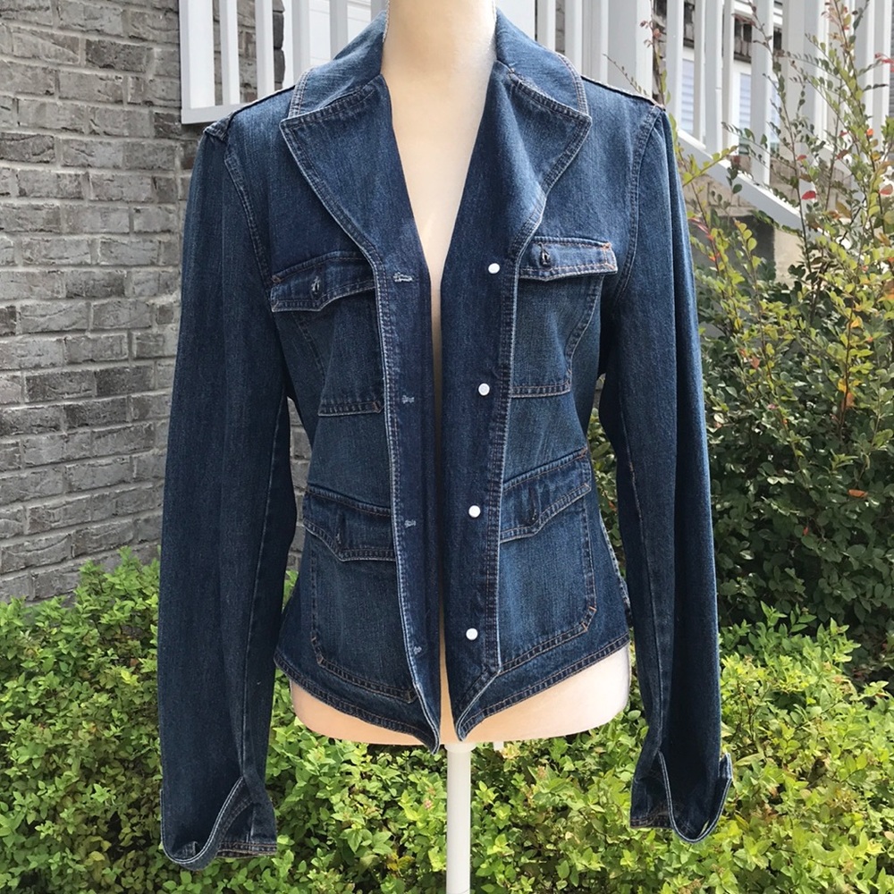 Size Large Chaps Denim Jacket - Picture 1 of 9